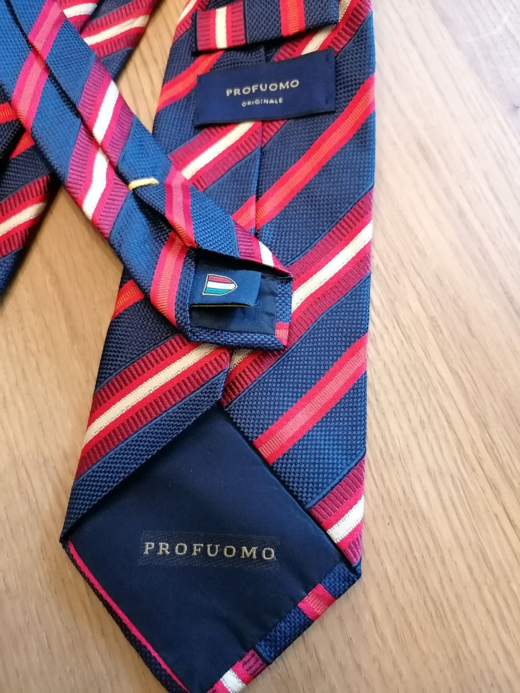 Cravatte: Profuomo Krawatte 100% Seide - Nr. 46 – Usato da Basel venduto da vintagecollector 4