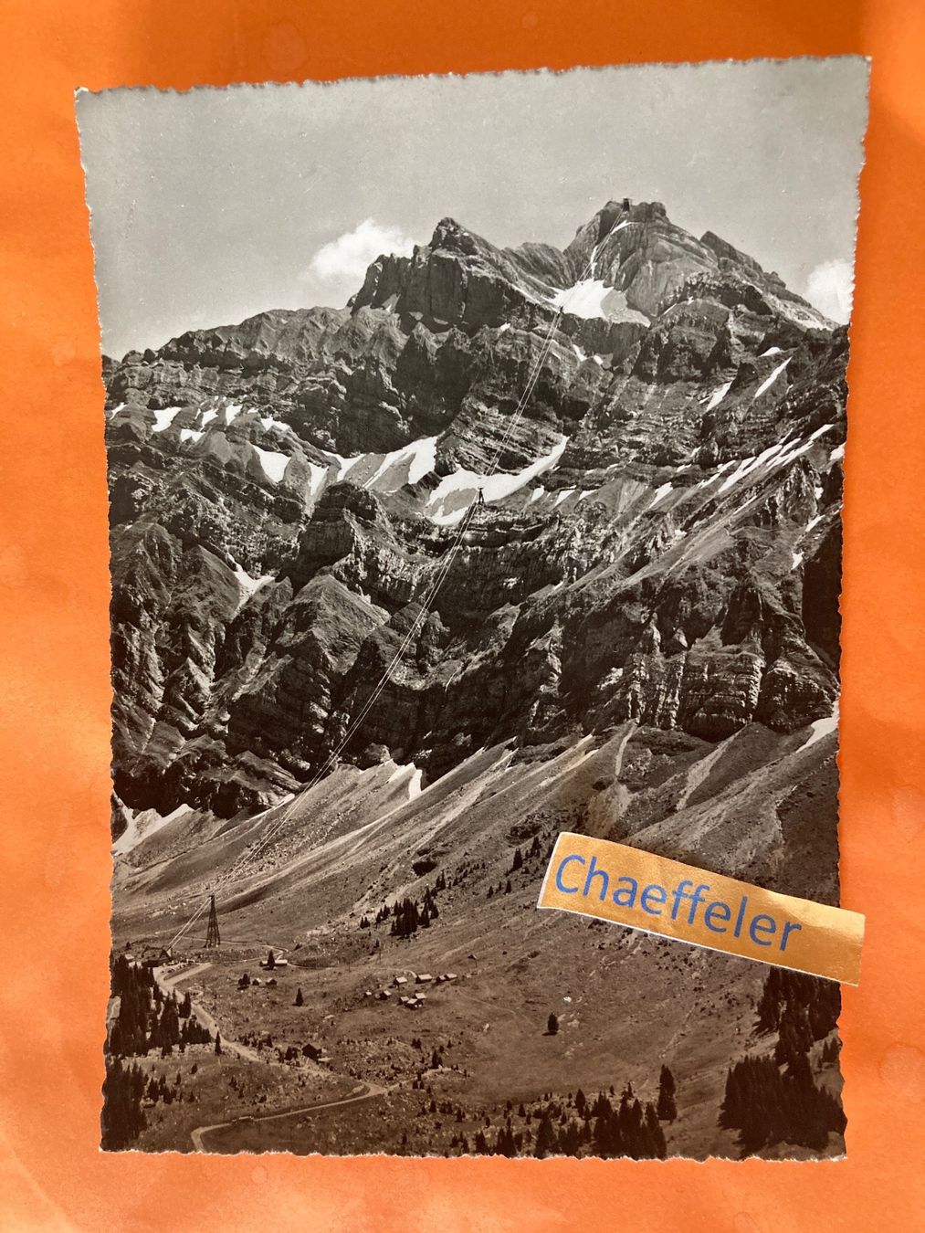 Cartoline postali: 1951 Schwägalp mit Säntis – Usato da Zürich venduto da Chaeffeler