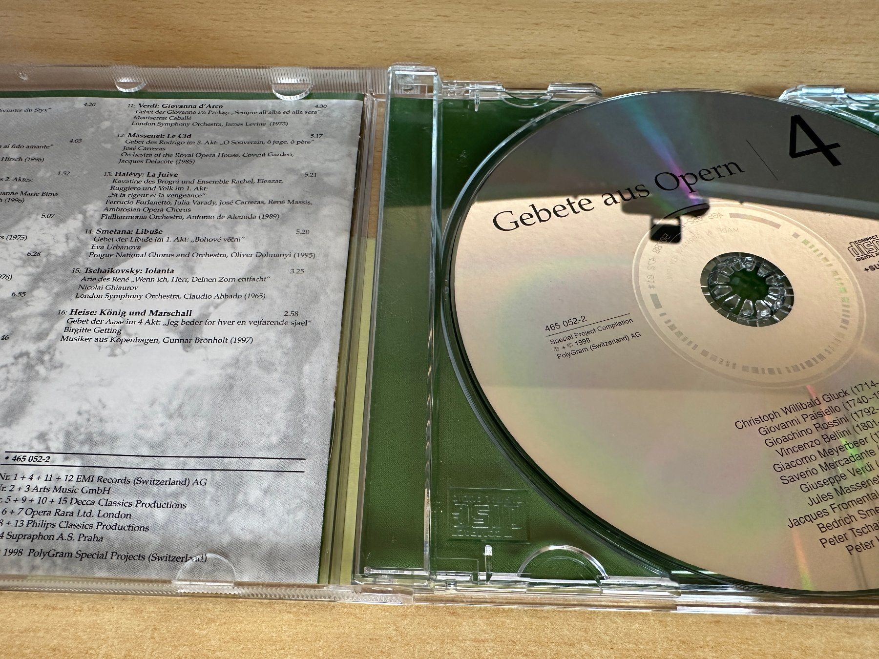 CD: E5 Gebeta aus Opern 4 – Usato da Rikon im Tösstal venduto da Alpenmutz 2