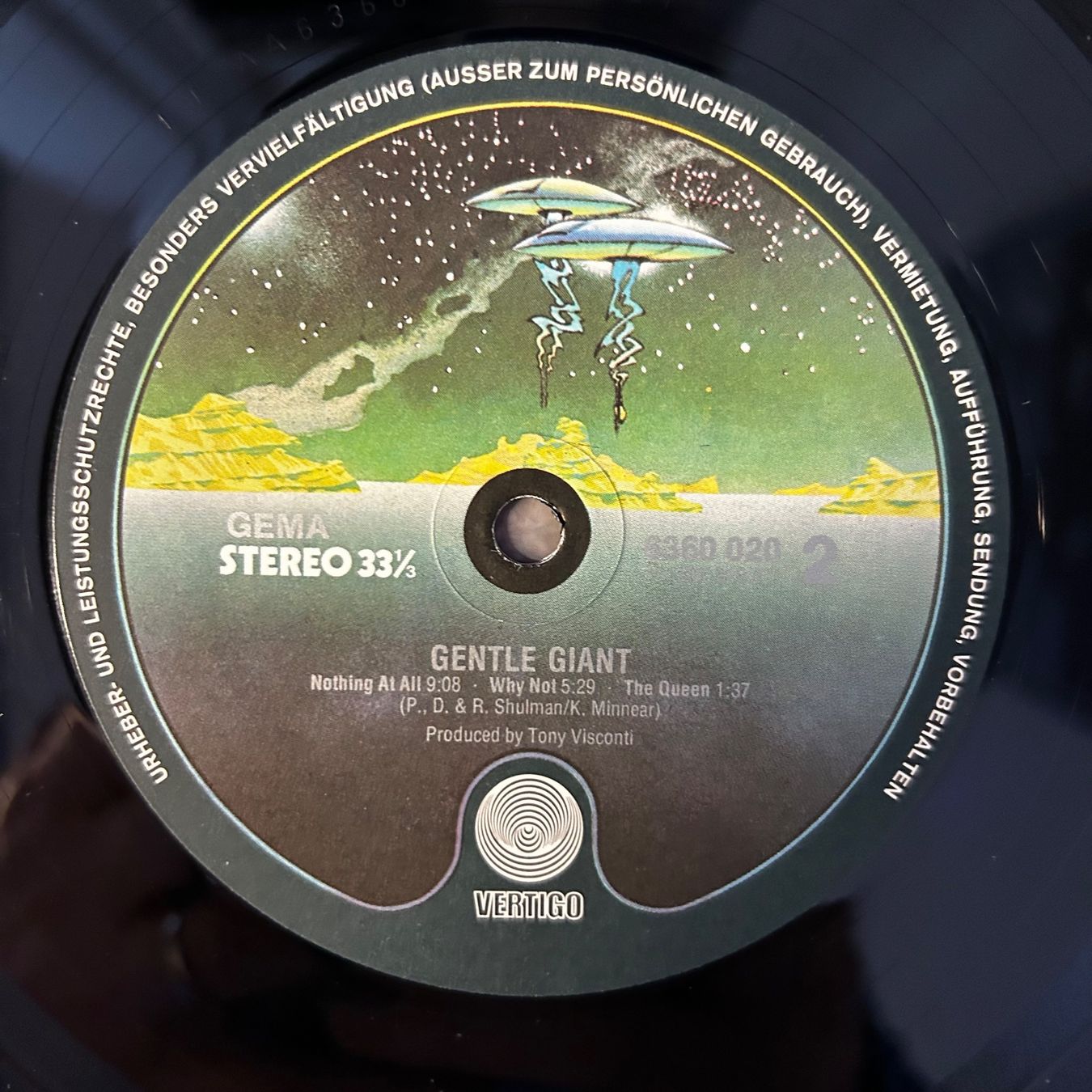 Schallplatten: Gentle Giant - Same,Vinyl LP 1973 – Gebraucht aus Aesch BL von BlueMusicRecords 5