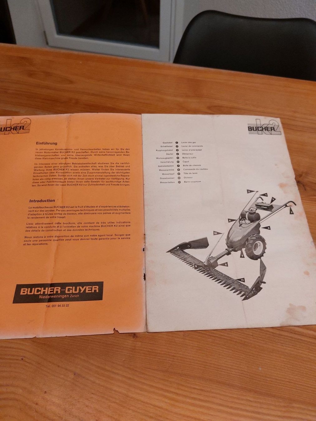 Bucher Documenti: Alter Bucher Guyer k21964 Prospekt – Usato da Ganterschwil venduto da HeidiuPeter 3