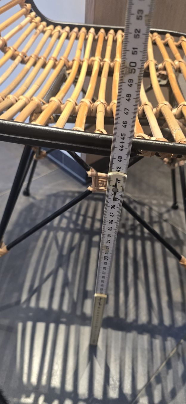 Chaises: 2 Rattan Stühle mit Metallgestell – D'occasion à Brugg AG par Bahoz02 2