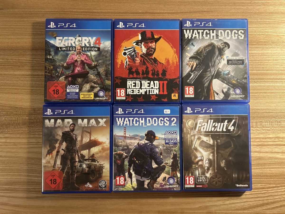Sony Jeux: 6 PS4 Spiele – D'occasion à Wohlen AG par eri_mx5j