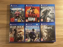 6 PS4 Spiele