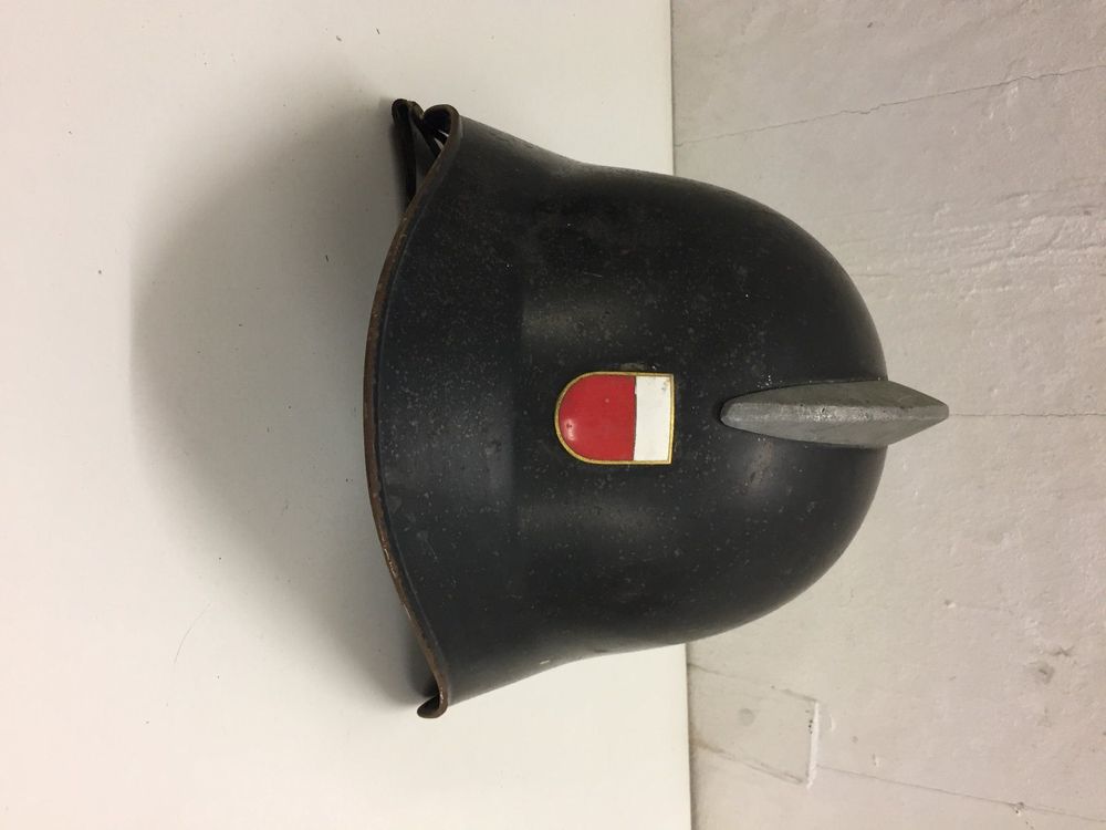 Casque De Pompier Ancien - France, Période 1816-1913, Très Bon état, Pièce De Collection
