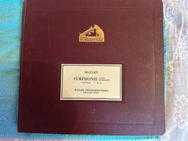 Symphonie Mozart- Album 4 Stück Schellackplatten