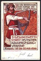 Kassel, 1. Gesangswettbewerb Dt. Männer