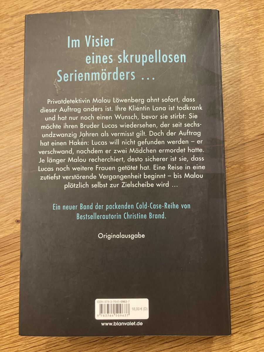 Libri: Vermisst. Der Fall Lucas. – Usato da Kappelen venduto da Grobhof 1