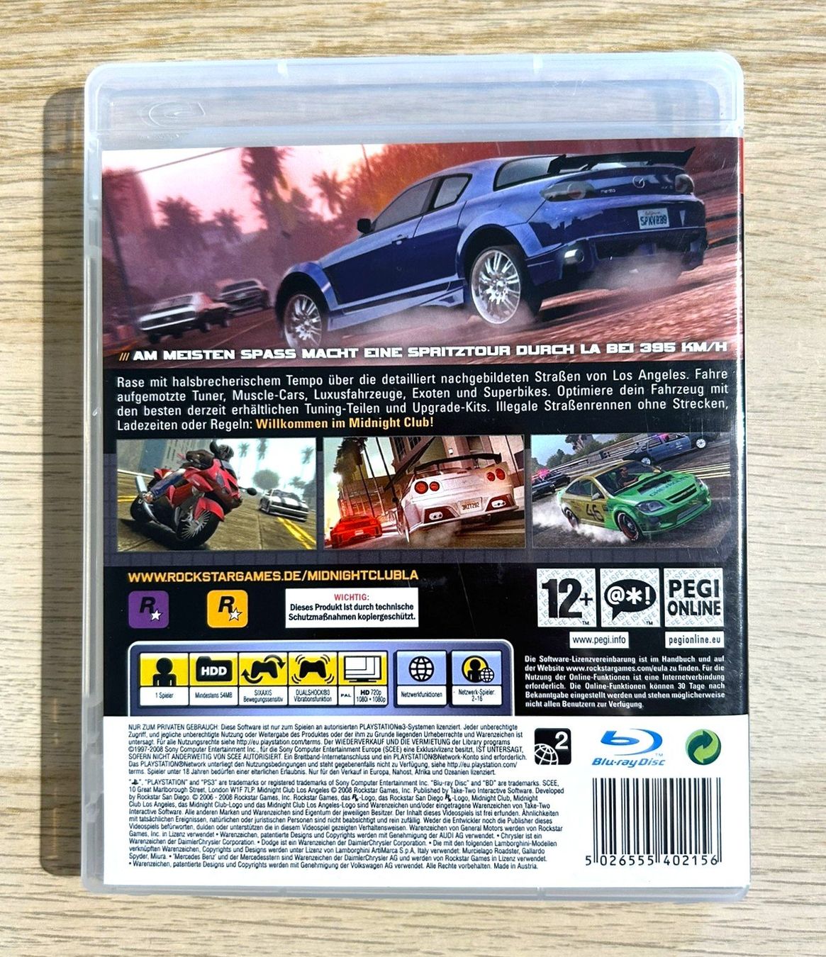 Sony Spiele: Midnight Club Los Angeles PS3 – Gebraucht aus St. Gallen von Alpine.Arcade 1