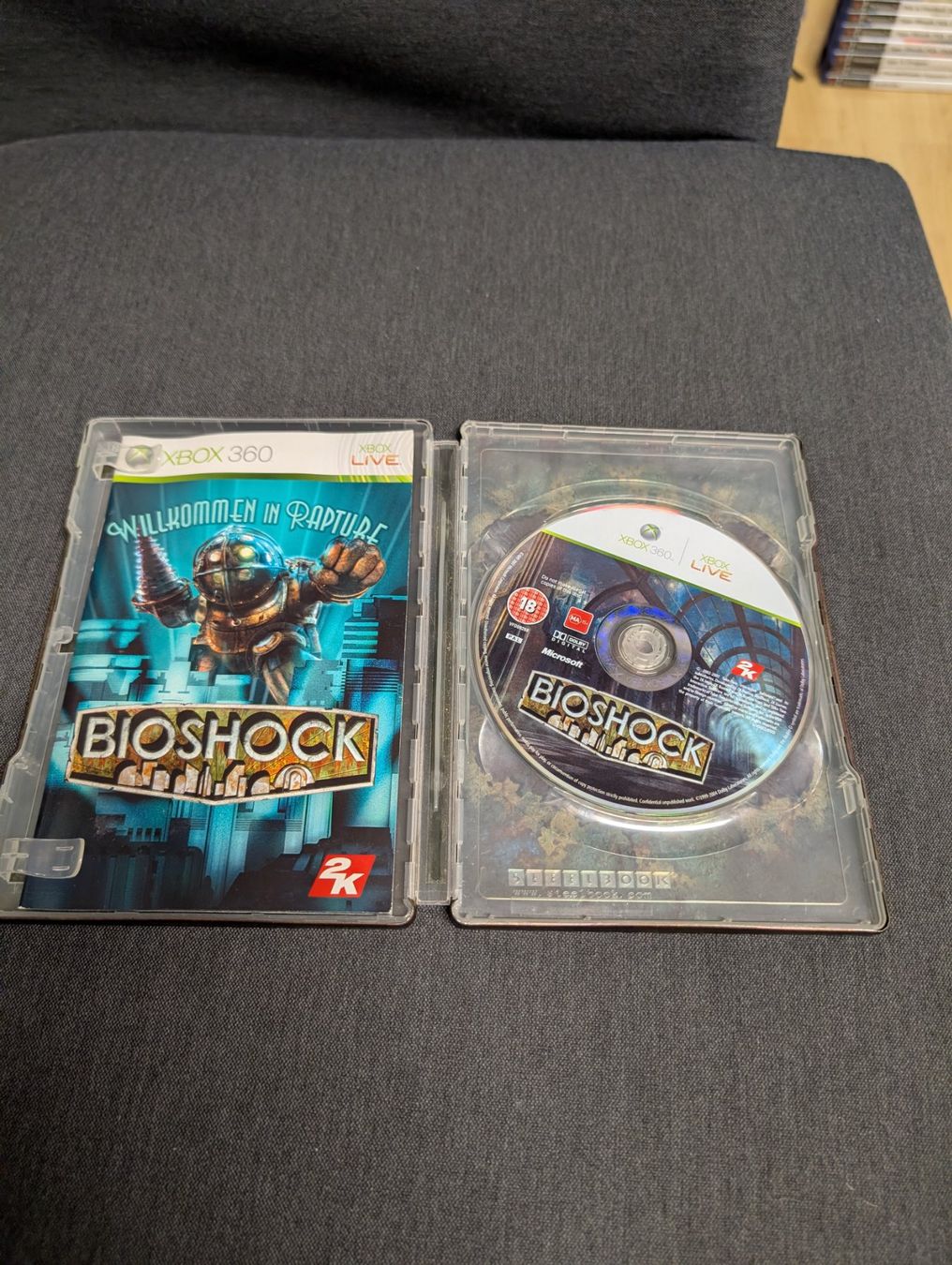 Giochi: Bioshock Steelbook Microsoft Xbox 360 – Usato da Giubiasco venduto da Ticinerd 2