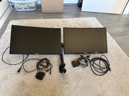 Samsung C24F390FHH Monitore 24 Zoll mit Halterung 