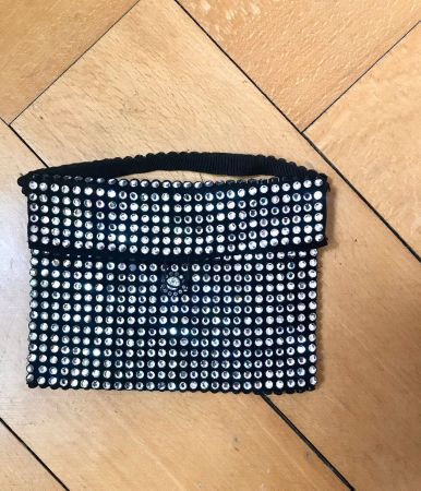 Kleine Tasche mit Strass-Steinen Vintage - Art Deco