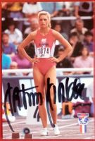Katrin Krabbe Autogramm signiert Foto 10x15cm