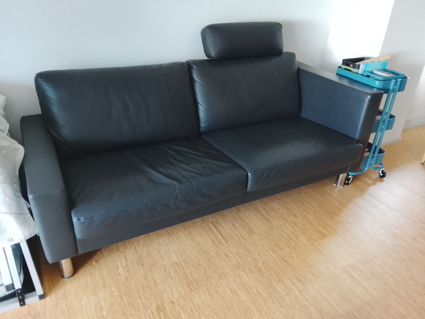 Divani: GEMÜTLICHES LEDERSOFA – Usato da Mellingen venduto da sar_hgr7