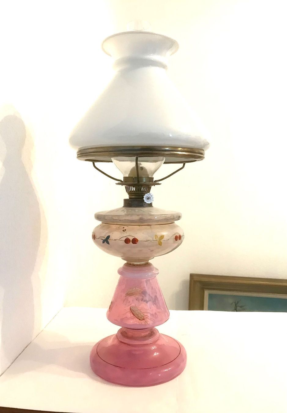 Lampade: Wunderbare Petroleumlampe , antik. – Usato da Füllinsdorf venduto da unda2 5