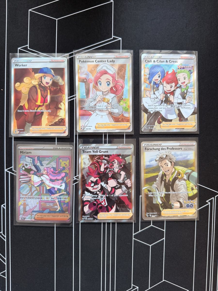Pokémon Cartes à collectionner: Pokemon Trainer-Karten -6 Karten im Set – Neuf (Voir description) à Buttisholz par paru74