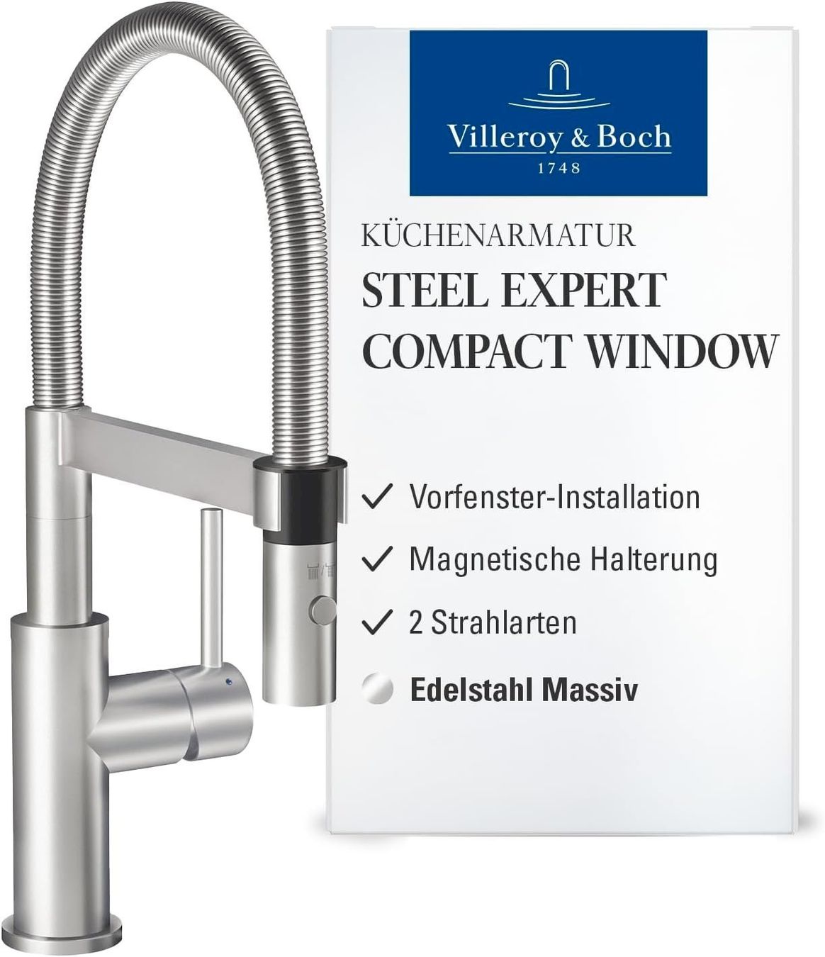 Robinetterie: Villeroy&Boch SteelExpert Compact Window – Neuf avec emballage d'origine à Bottighofen par zaap 3