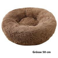 Hundebett Katzenbett Haustierbett 50 cm - Braun