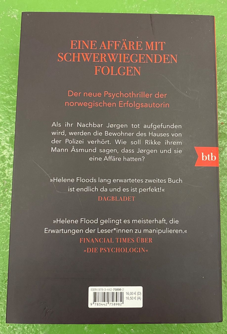 Bücher: Helene Flood: Die Affäre – Gebraucht aus Basel von Ostschweiz06 3