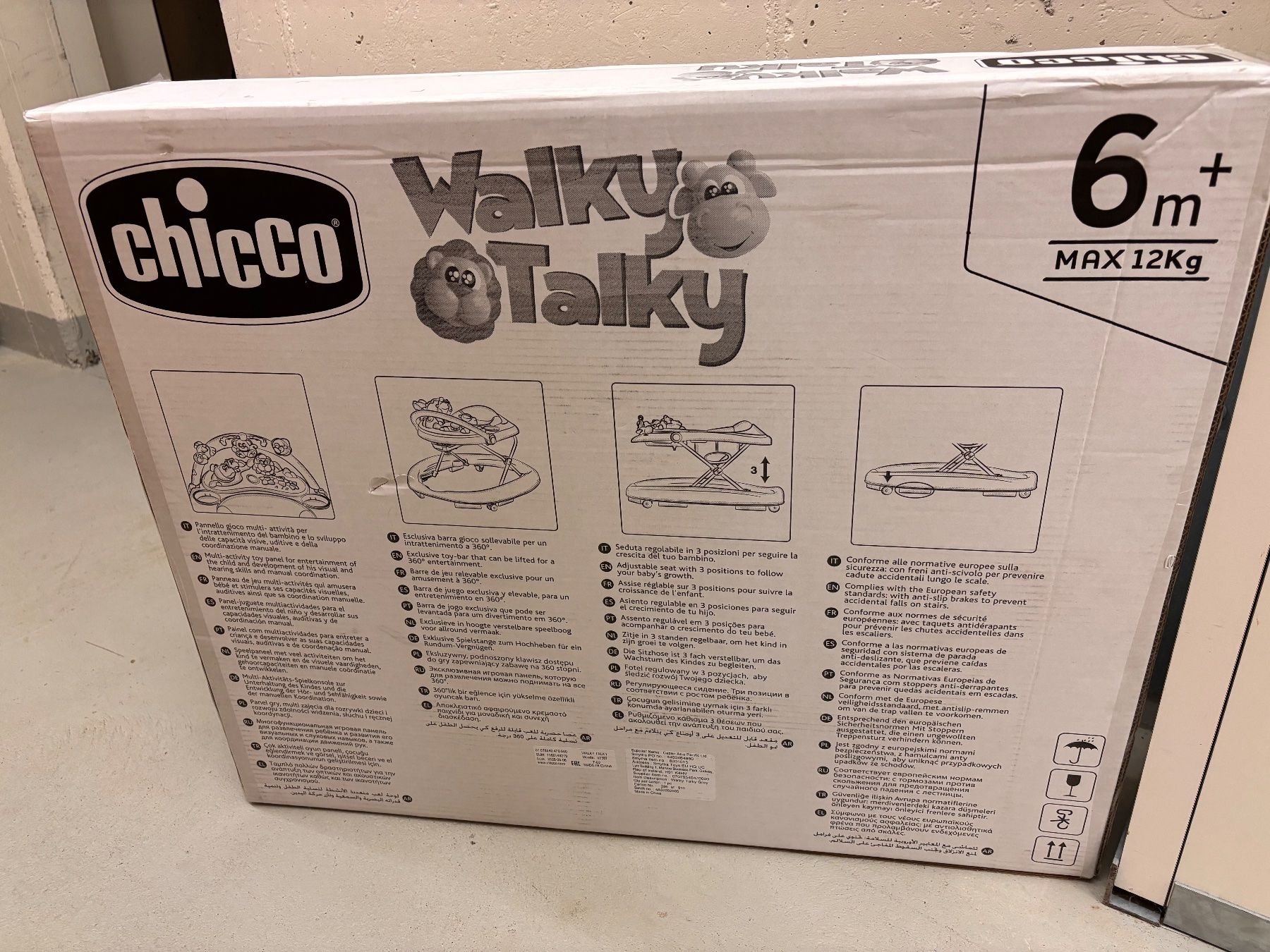 Chicco Veicoli per bambini: Chicco Walky Talky Lauflernhilfe – Nuovo e nell'imballaggio originale da Altendorf venduto da NevenaD 1