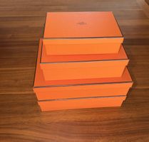 HERMÈS Orange Gift Boxes - Set of 4