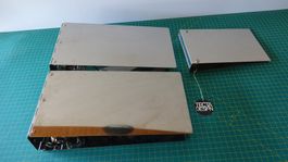 3 TECTA Edelstahl Ordner