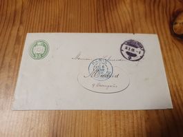 25 Rp Tübli Ganzsache Winterthur - Paris