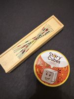 Rorys Story Cubes Classic und Mikado Holzbox