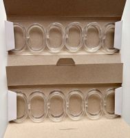 Neu! Duschvorhangringe 12 x Duschenringe Haken Transparent