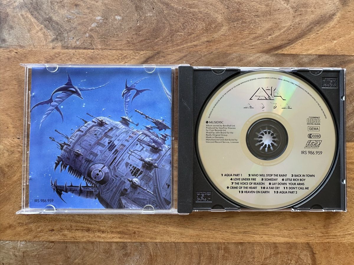 CD: Asia - Aqua – Usato da Horgen venduto da flyingpenguin2000 1