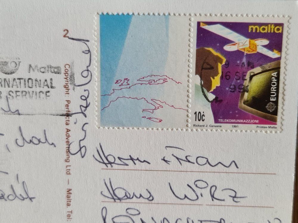 Cartoline postali: Ansichtskarte Malta – Usato da Dintikon venduto da Vexi 1