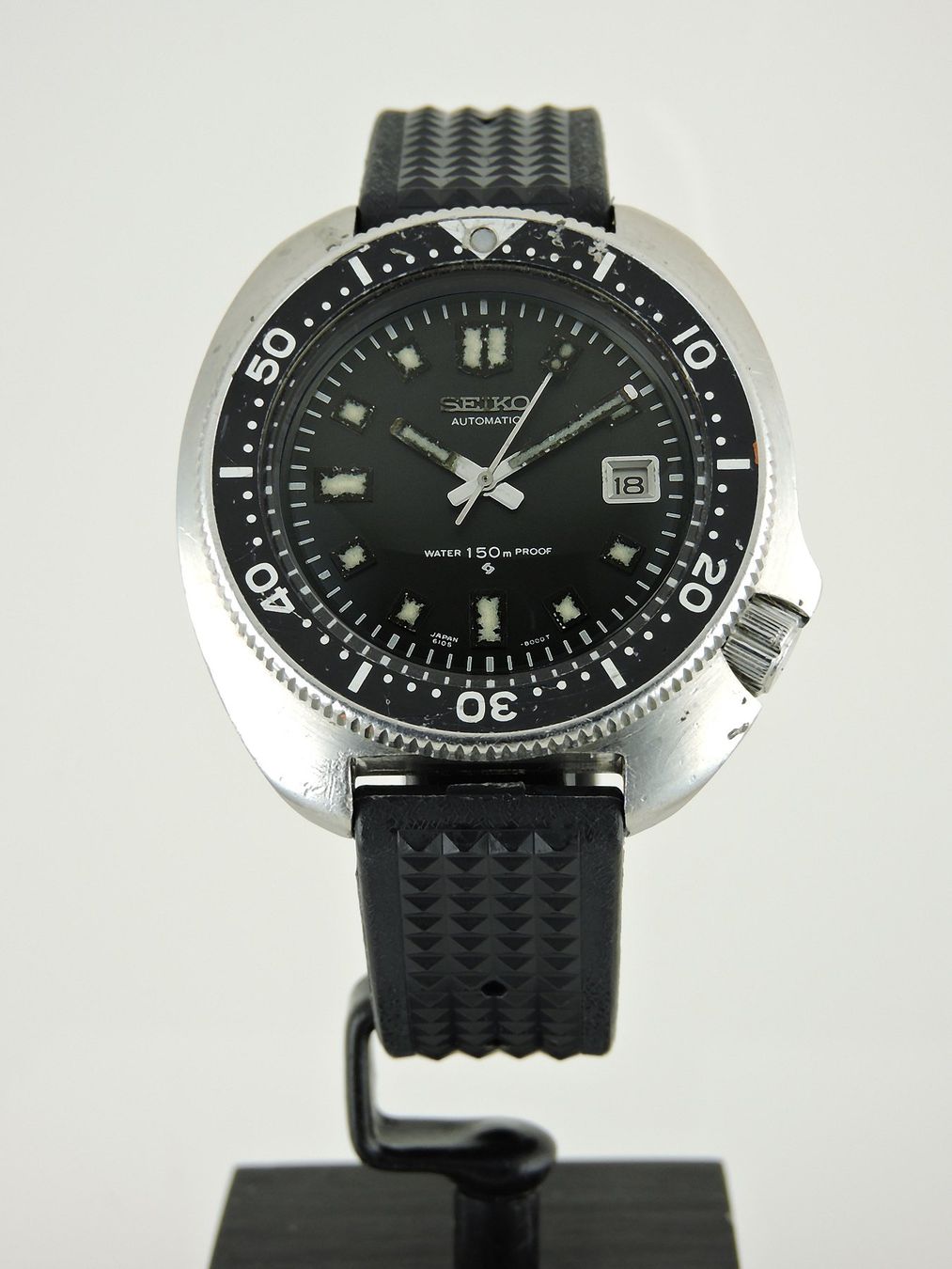 Seiko Orologi: 1970 Seiko 6105-8110 Cpt. Willard Proof/Proof - Serviced – Usato da Bern venduto da Vintage-Oyster
