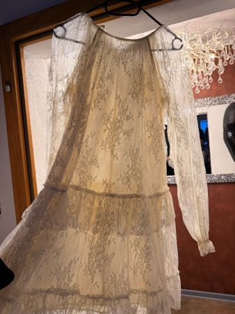 Zara Kleid, Spitze, Creme, Grösse 164, Frühlings-Look! Neu