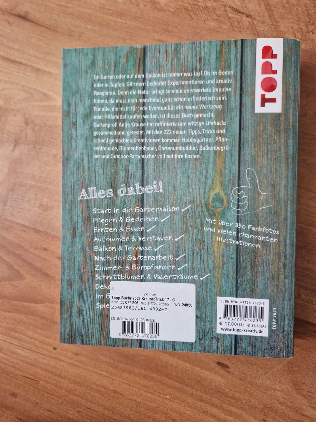 Libri: Buch Trick 17 Garten & Balkon – Usato da Wittenbach venduto da Xorre 1