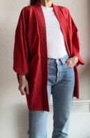 Magnifique kimono court (haori) en soie motif shibori