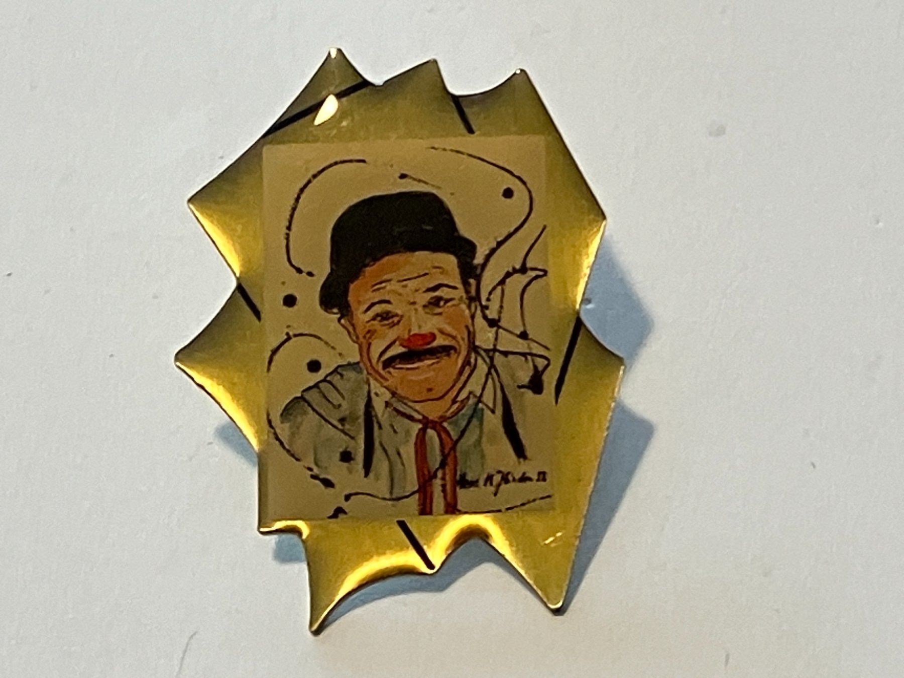 Plaketten & Abzeichen: 1 Pin Zirkus Clown – Gebraucht aus Basel von djwwpp