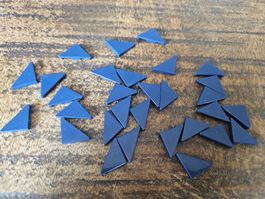 lego 35787 lot de 30 pièces Dark Blue Tile, Modified 2 x 2