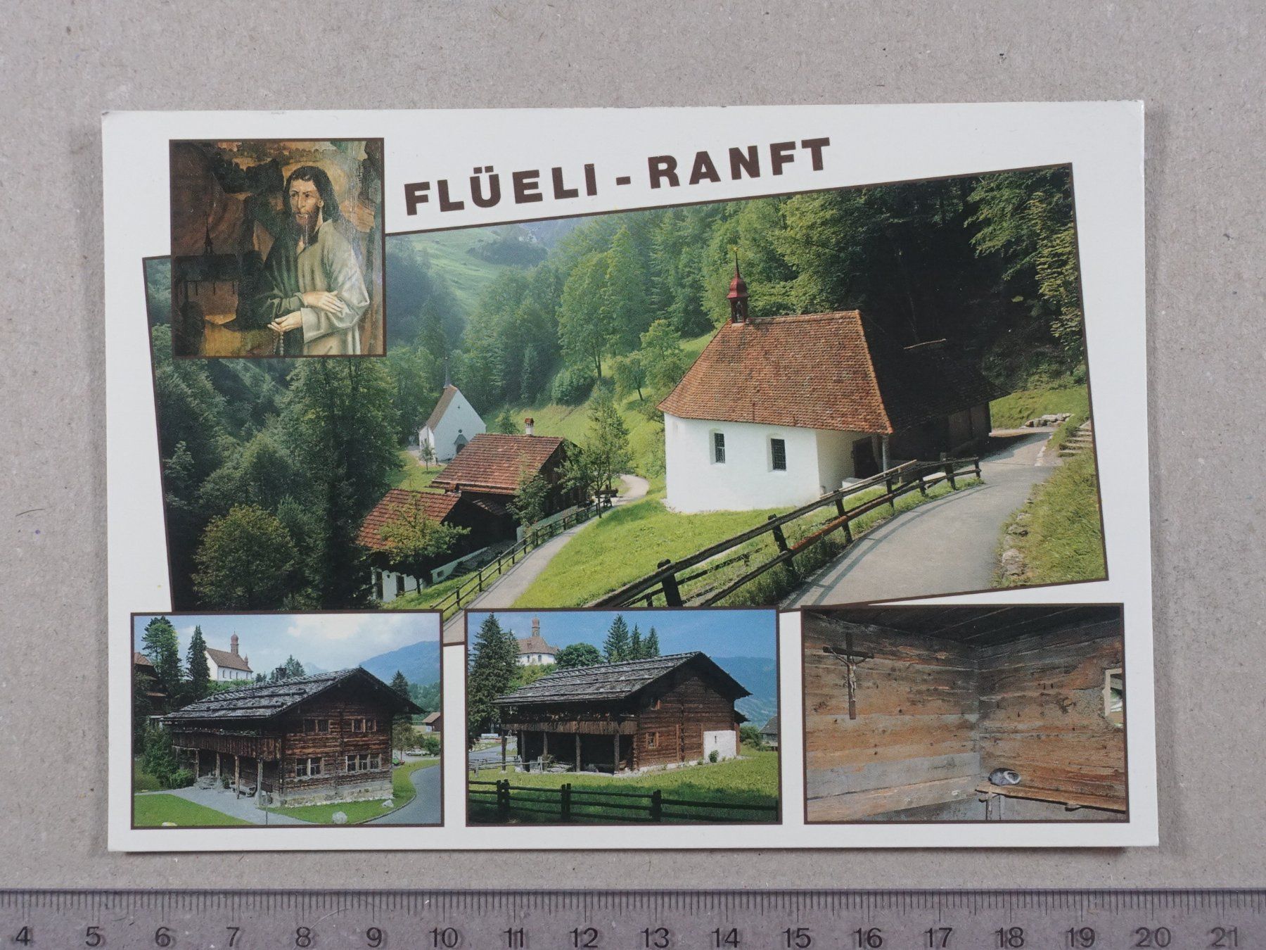 Cartoline postali: Flüeli Ranft, 2023 – Usato da Lenzburg venduto da fh1