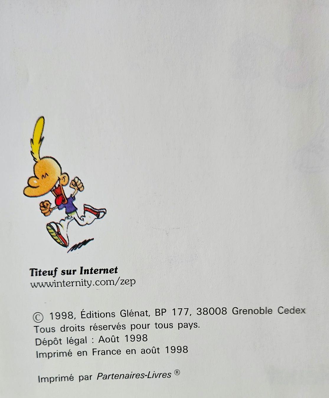 Comics: BD Titeuf  LE MIRACLE DE LA VIE  E.O. août 1998 – Gebraucht aus Plan-les-Ouates von gab_cgf6 2