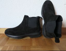 Stiefellete Hogan - schwarz Wildleder Gr. 38.5 - wie neu! Nu