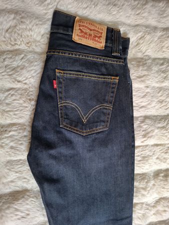 Levi's 506 Jeans Straight Bleu Foncé Taille 30x32