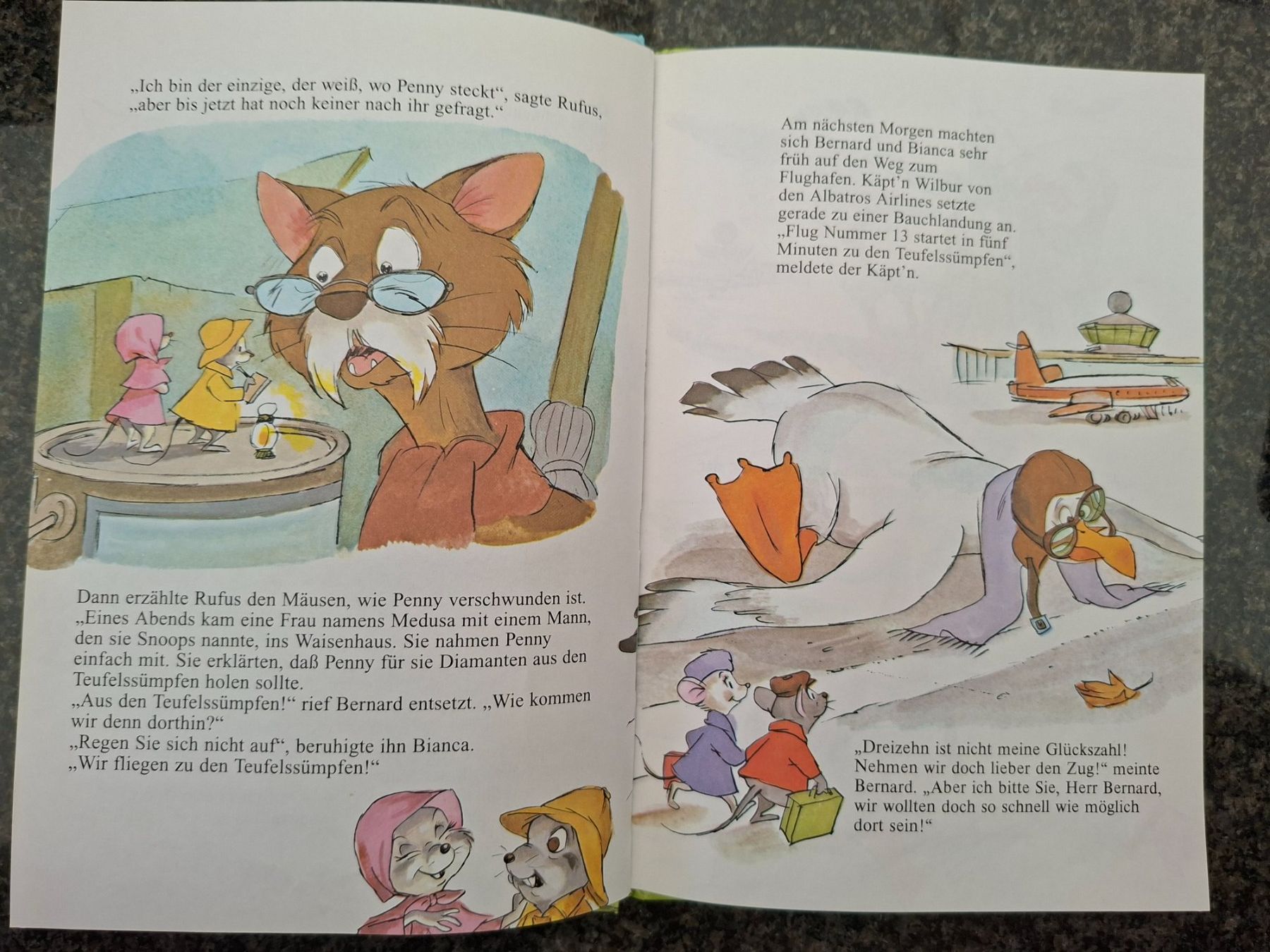 Libri: Walt Disney; Buch "Bernard und Bianca – Usato da Boniswil venduto da Totomat-Lady2 2