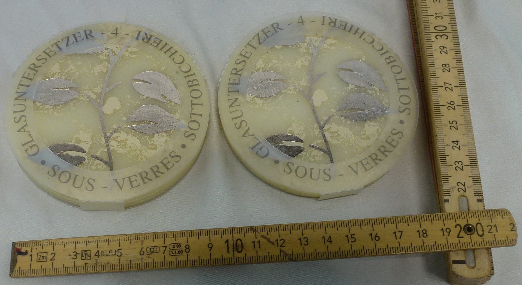 Dessous de verre: Glasuntersetzer Italien (2 Pack) – Neuf avec emballage d'origine à Murgenthal par B.StM