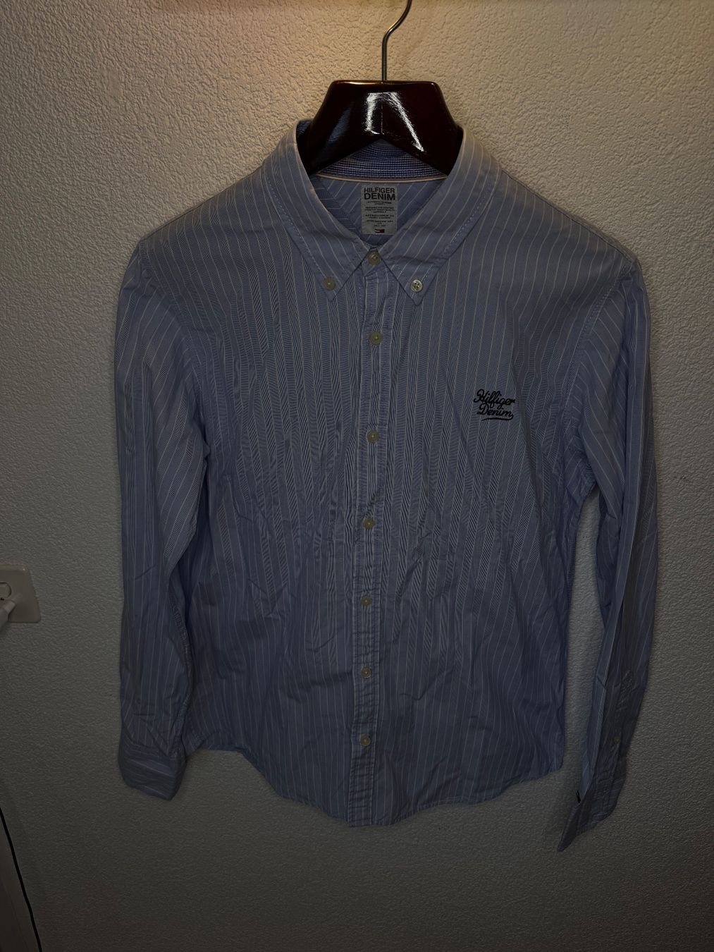 Tommy Hilfiger Camicie: Chemise rayée Hilfiger Denim, taille L - impeccable! – Usato da Villiers venduto da nou_68rh 1