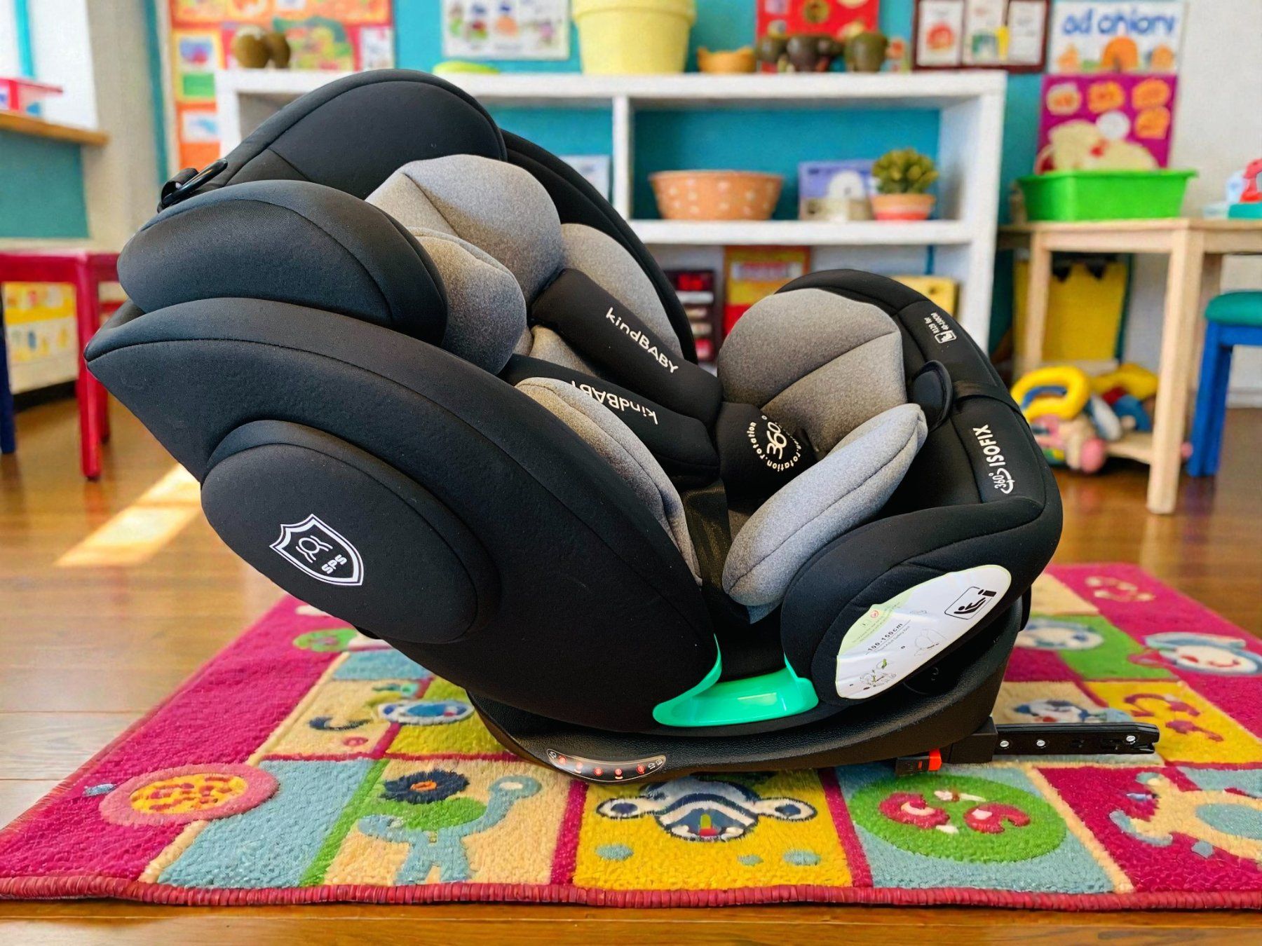 Auto-Kindersitze: ISOFIX Autositz iSize 40-150cm ECE R129 GRAU/SCHWARZ NEU – Neu und originalverpackt aus Bergdietikon von shopAgent 4