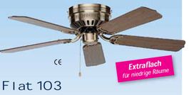Deckenventilator Flat 103 MA