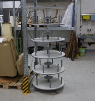 Drehbare Ordnersäule mit 5 Etagen