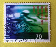 Nr.989 GESTEMPELT Radfahrer 2000   Siehe Original Fotos.  ﻿