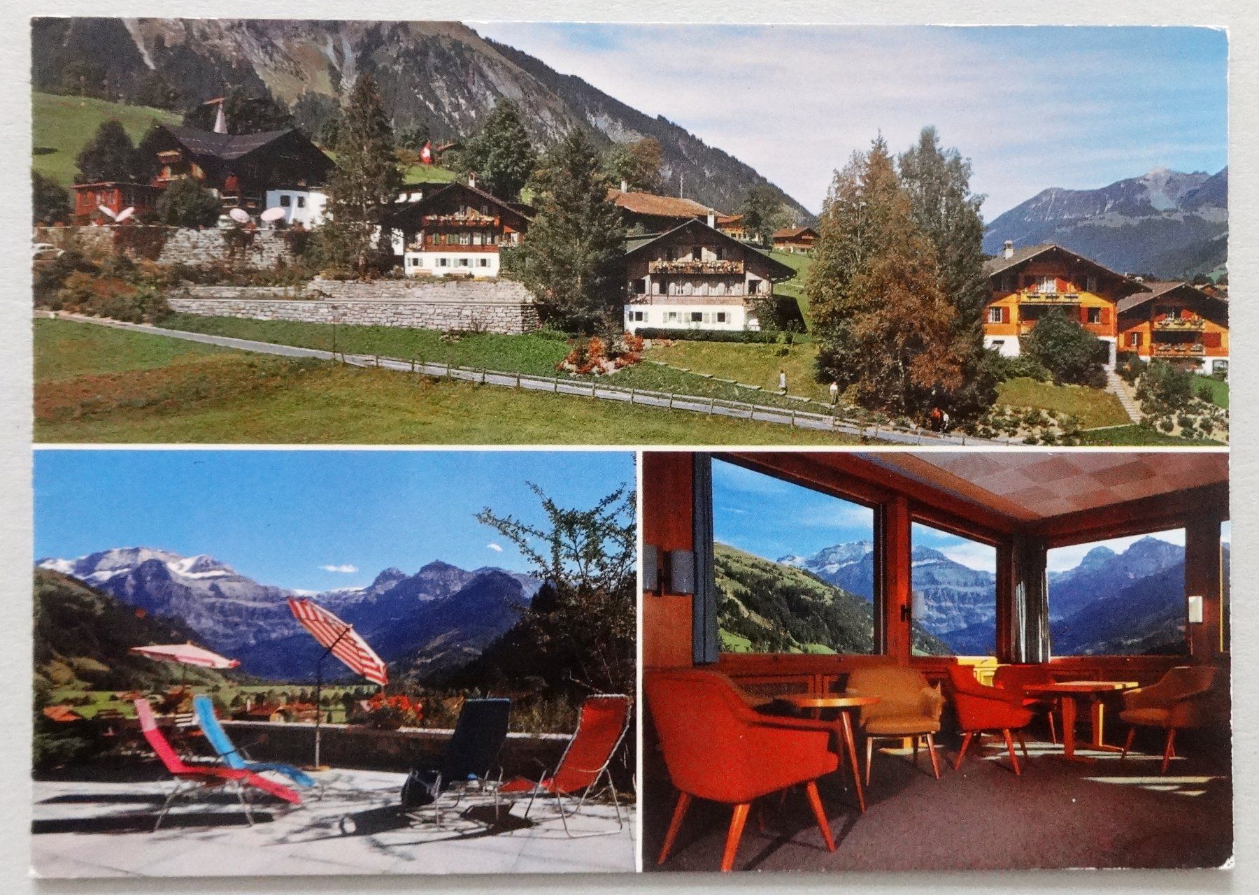 Cartoline postali: Lenk i/S, 1070 m, "Chalet Lenk" – Usato da Fétigny venduto da Billy2miny