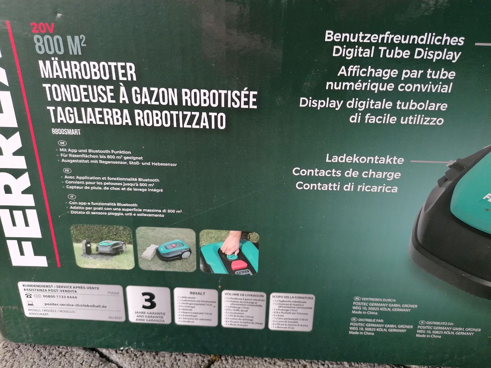 Tondeuses à gazon: FERREX Mähroboter Rasenmäher – D'occasion à Egolzwil par mobiledeluxe 5